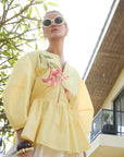 LILY PEPLUM TOP