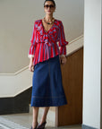 CALI GODET SKIRT