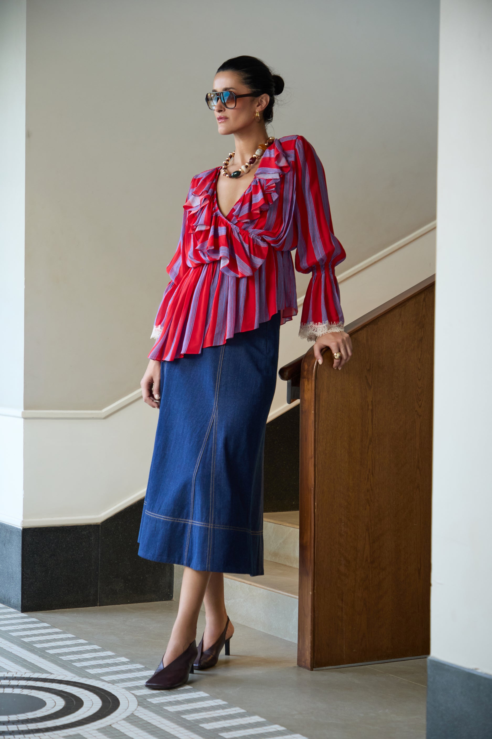 TOMATINA RUFFLE TOP