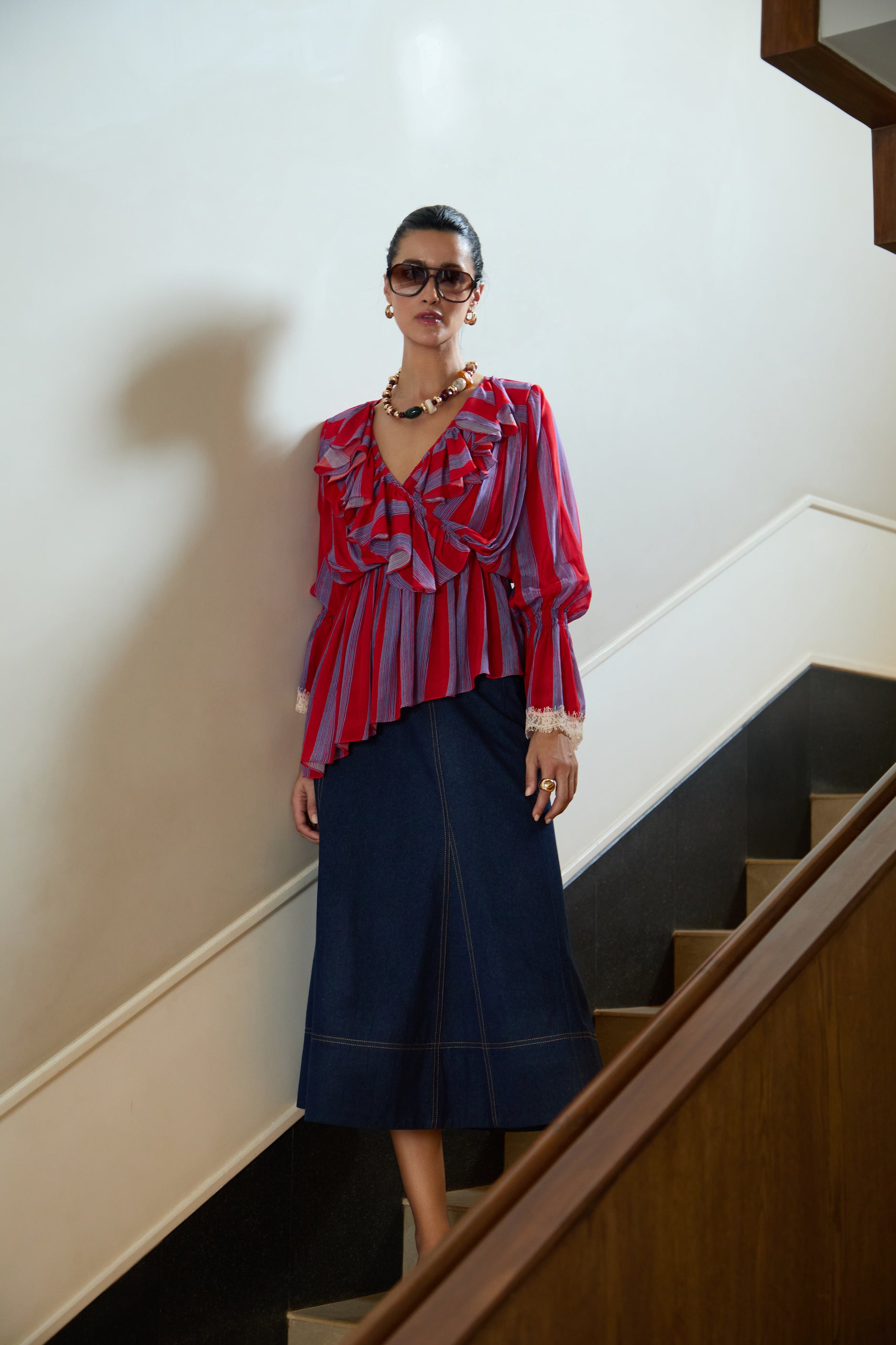 TOMATINA RUFFLE TOP