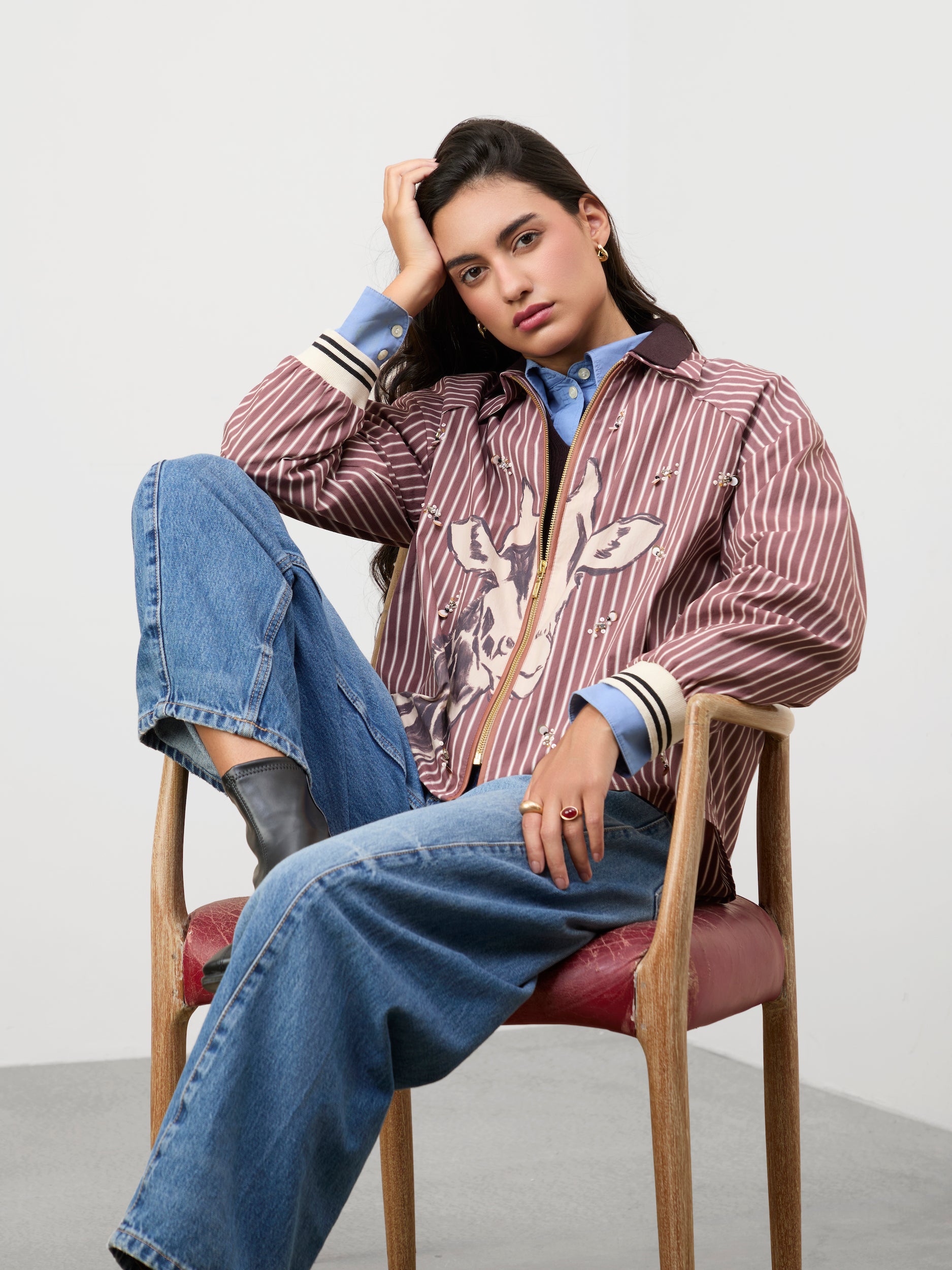 SPORTY GIRAFFE SHACKET