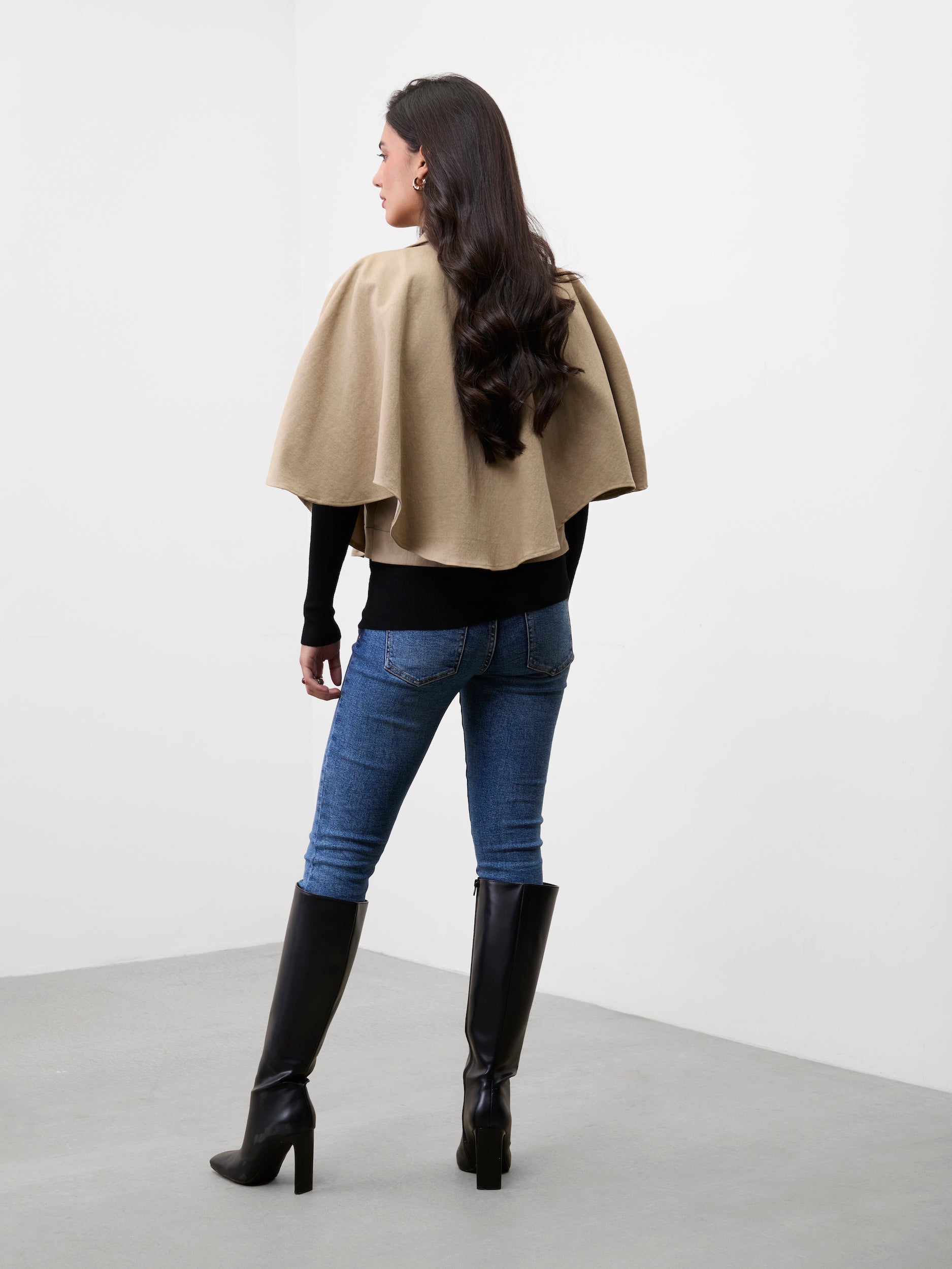 OPULENT SEQUIN CAPE TOP