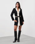 NOIR LINK BLAZER DRESS