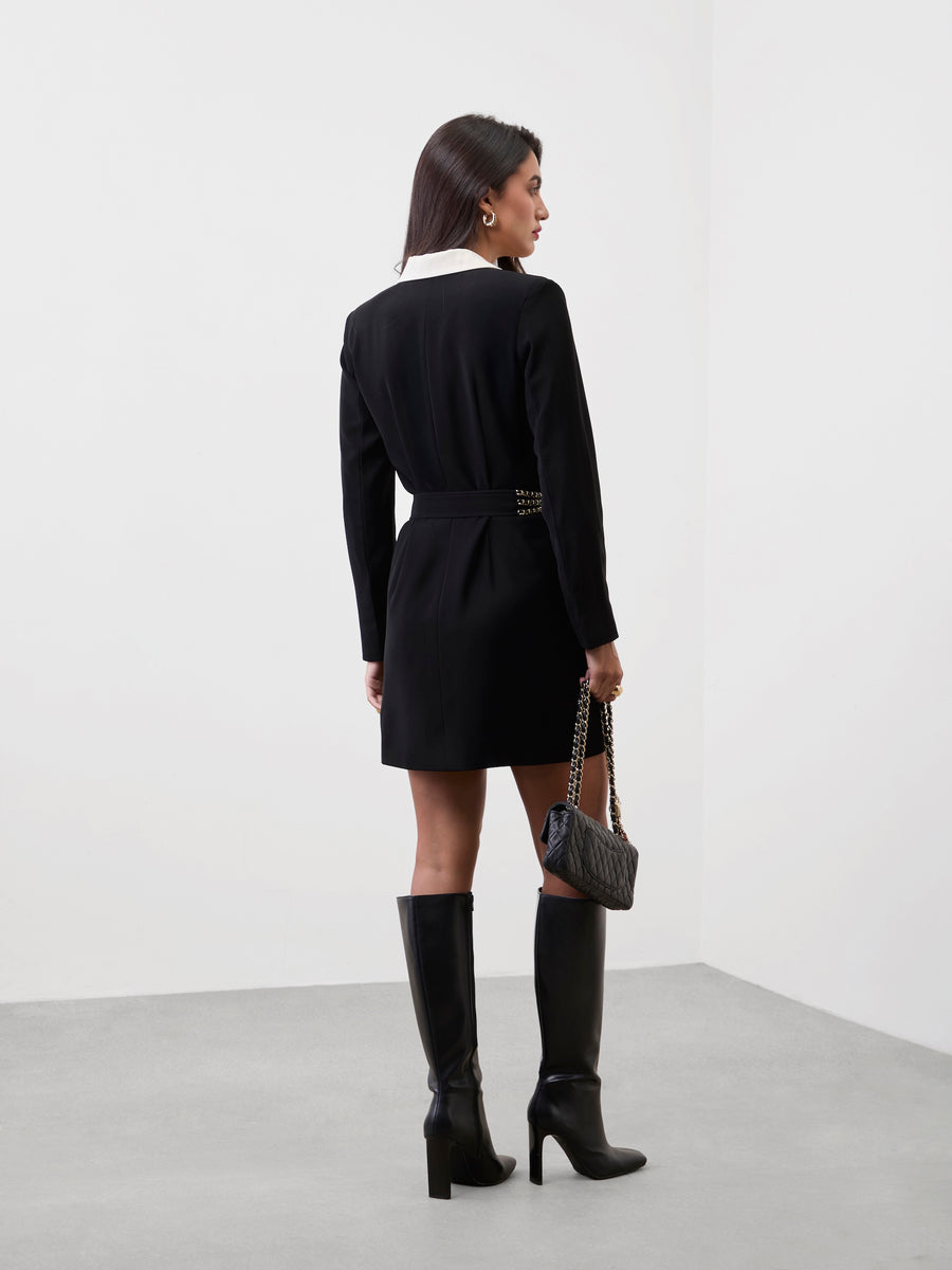 NOIR LINK BLAZER DRESS