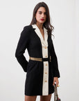 NOIR LINK BLAZER DRESS