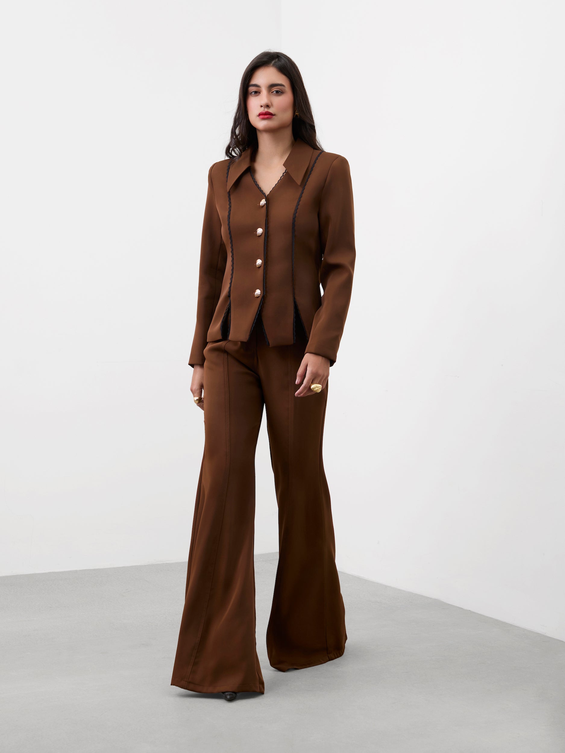 RETRO BOOTCUT TROUSERS