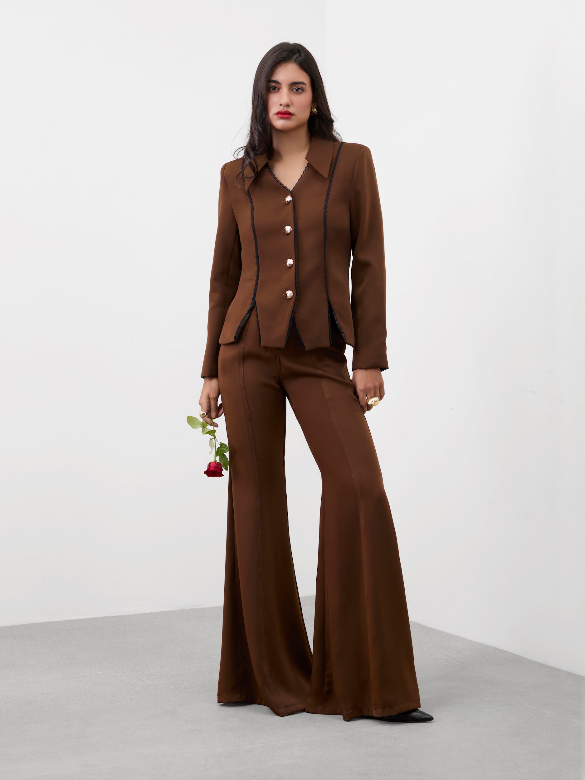 RETRO BOOTCUT TROUSERS