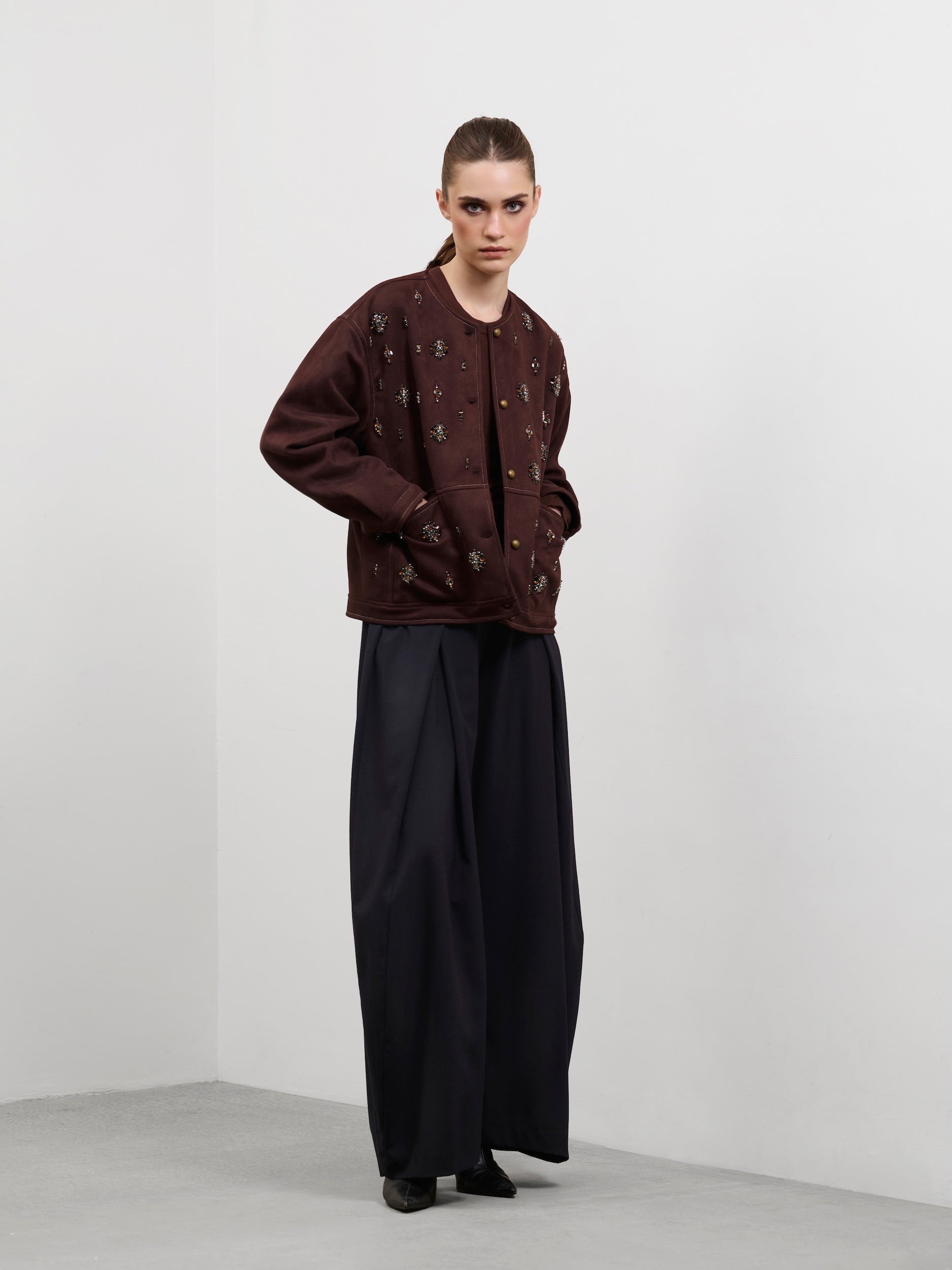 MOSAIC EMBELLISHED JACKET