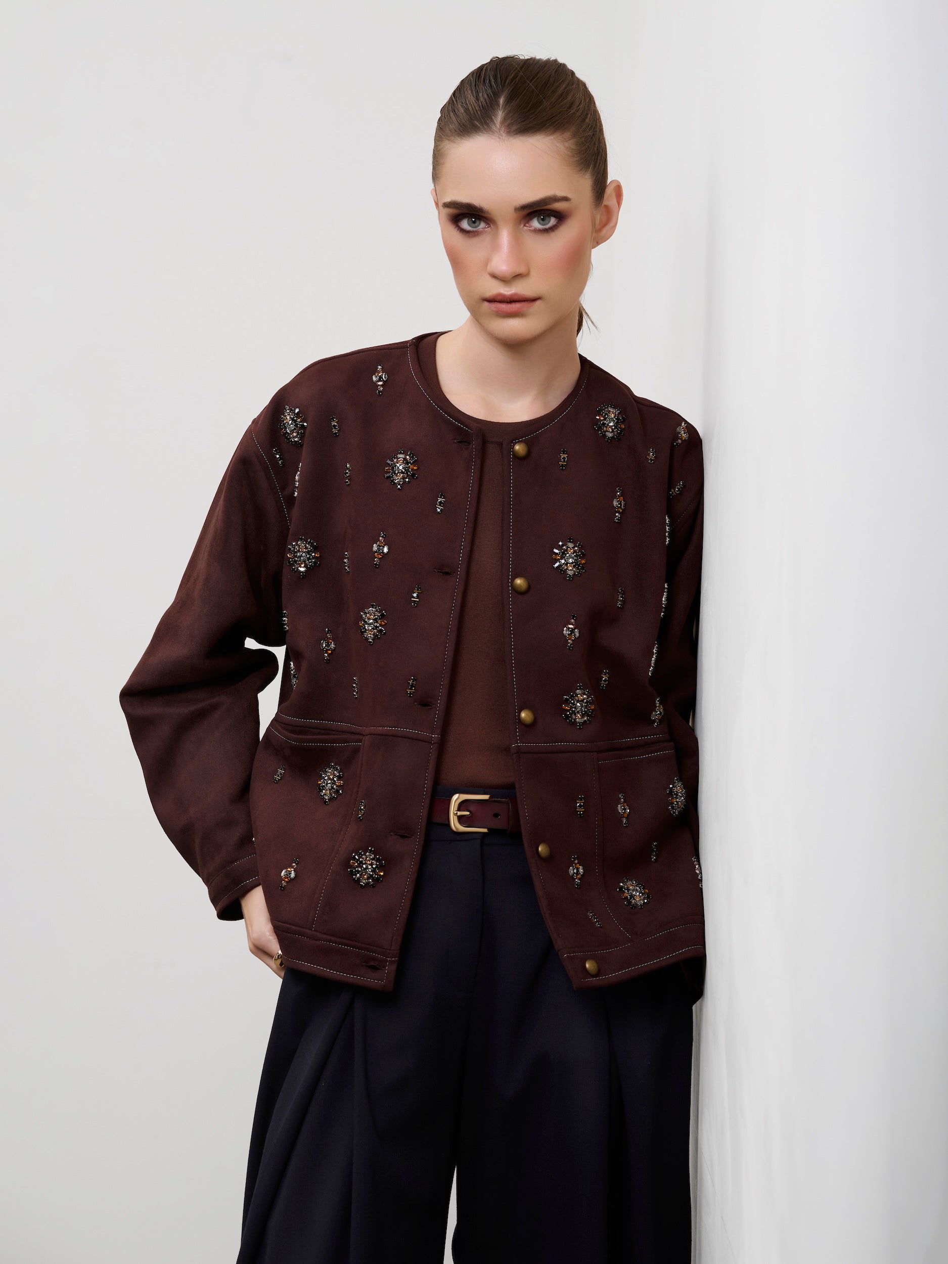 MOSAIC EMBELLISHED JACKET