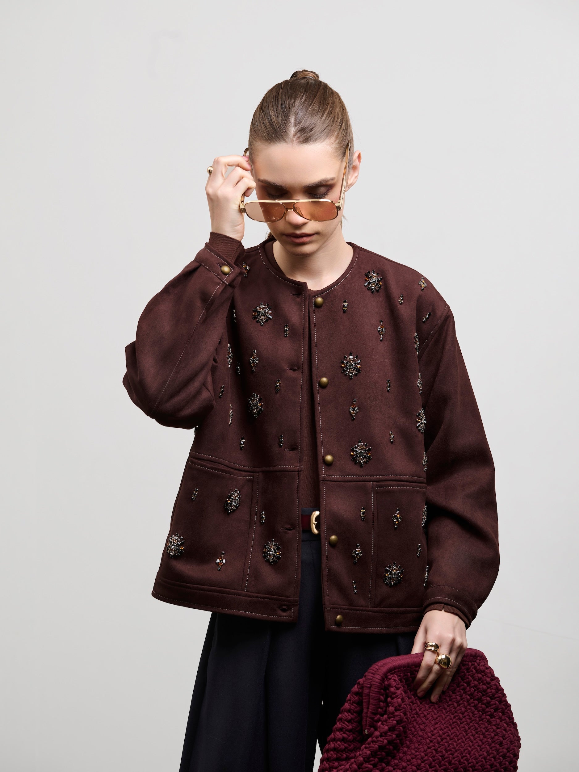 MOSAIC EMBELLISHED JACKET