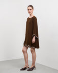 MOCHA SHIFT DRESS