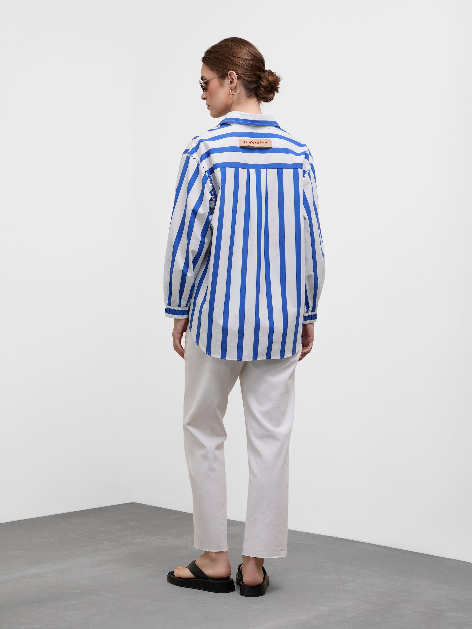 TROPICAL STRIPE SHIRT