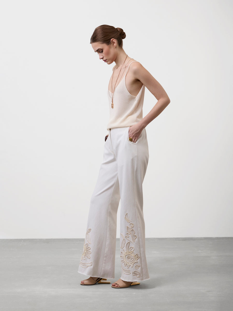 BOHO FLARED JEANS