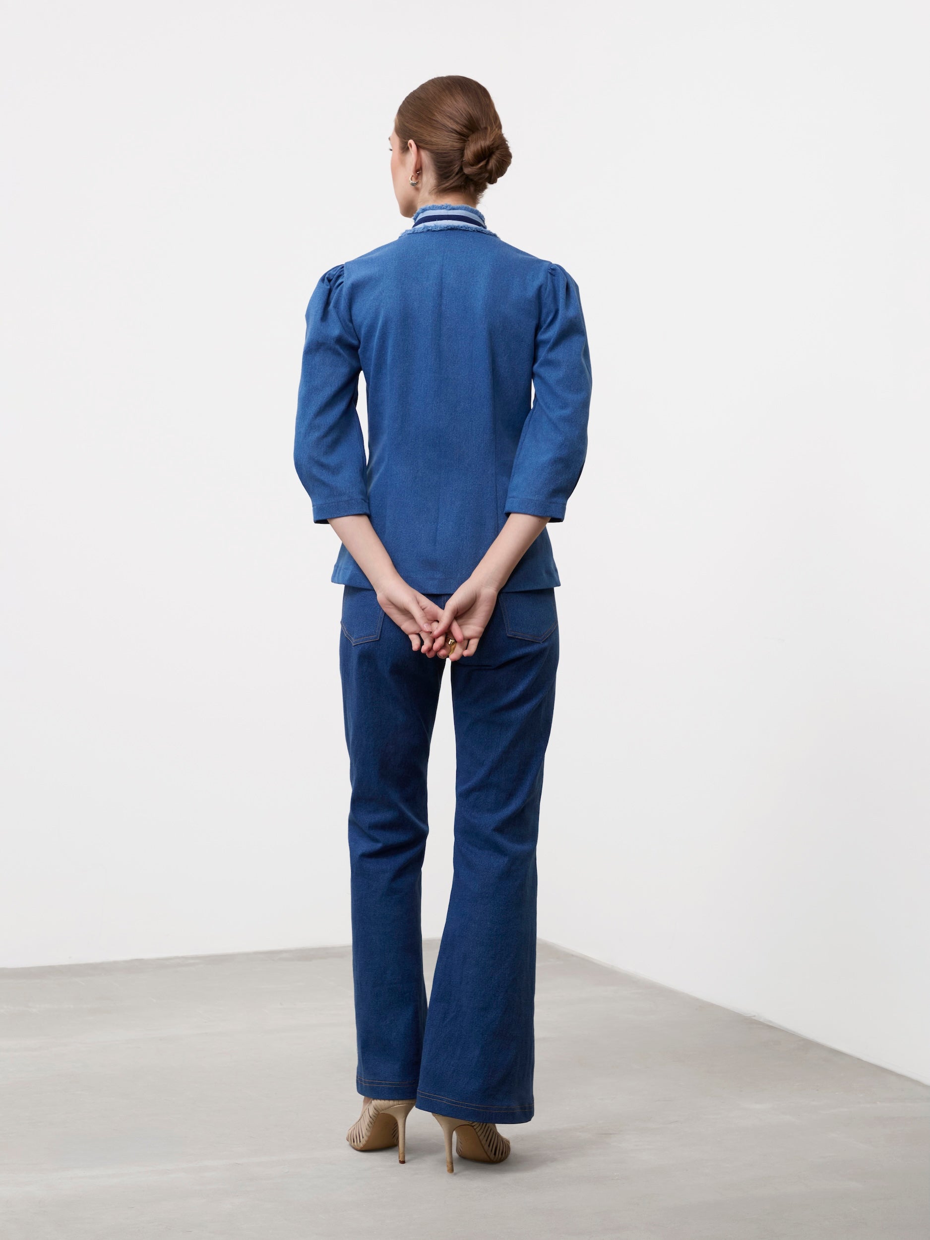 FRAYED SCALLOP JACKET