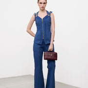 WIDE-LEG BOOTCUT JEANS