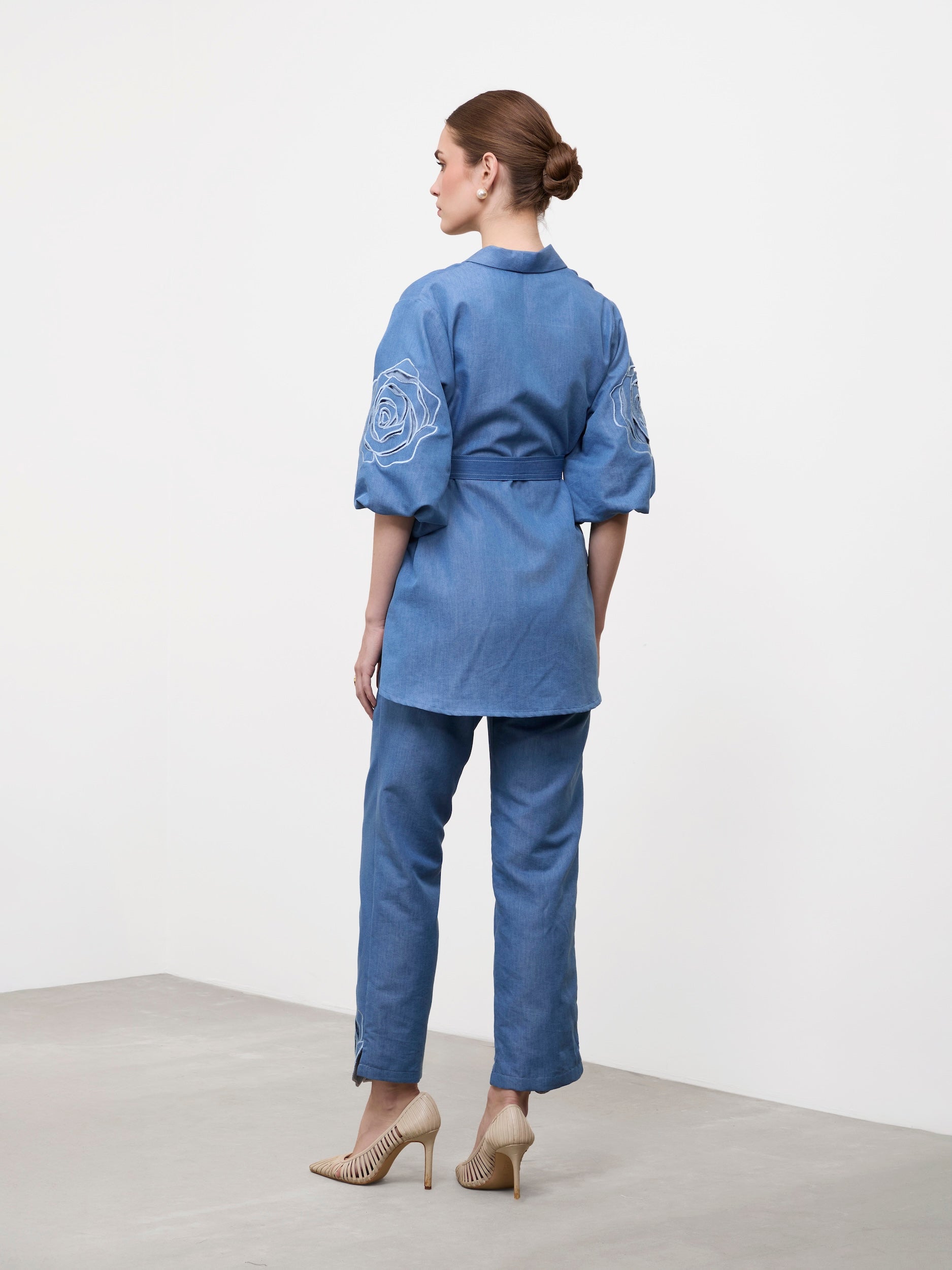 WRAP-A-ROSE TROUSERS