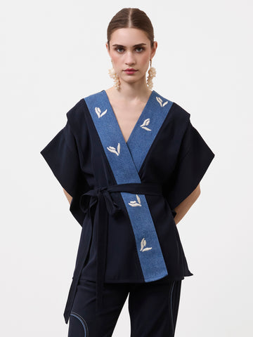 TRIBAL WRAP TOP