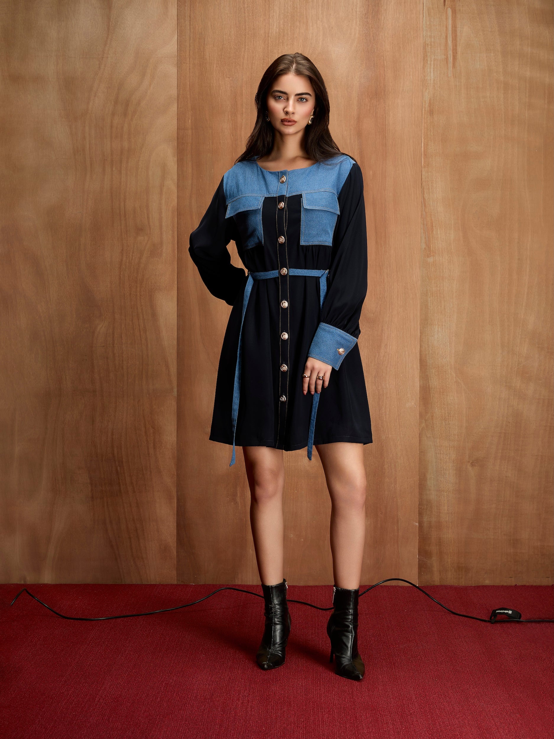JETT DENIM DRESS