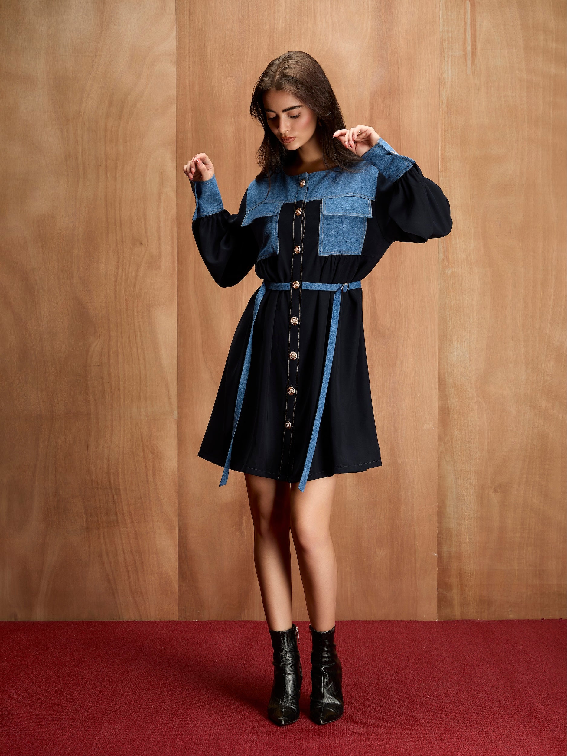 JETT DENIM DRESS