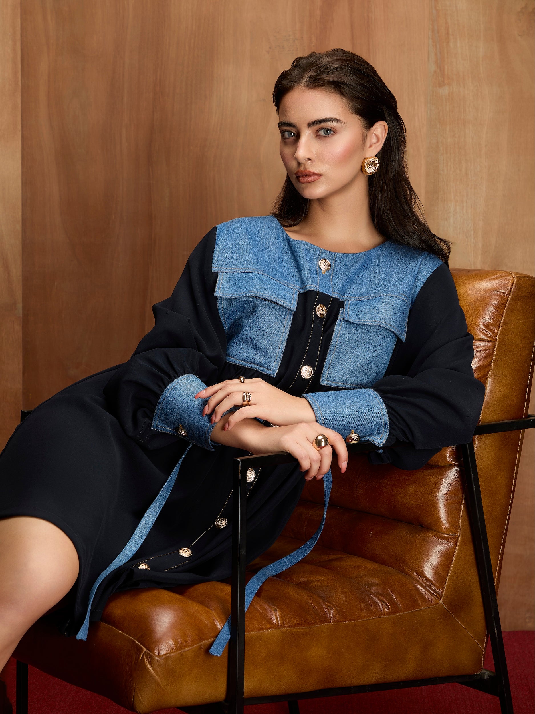 JETT DENIM DRESS
