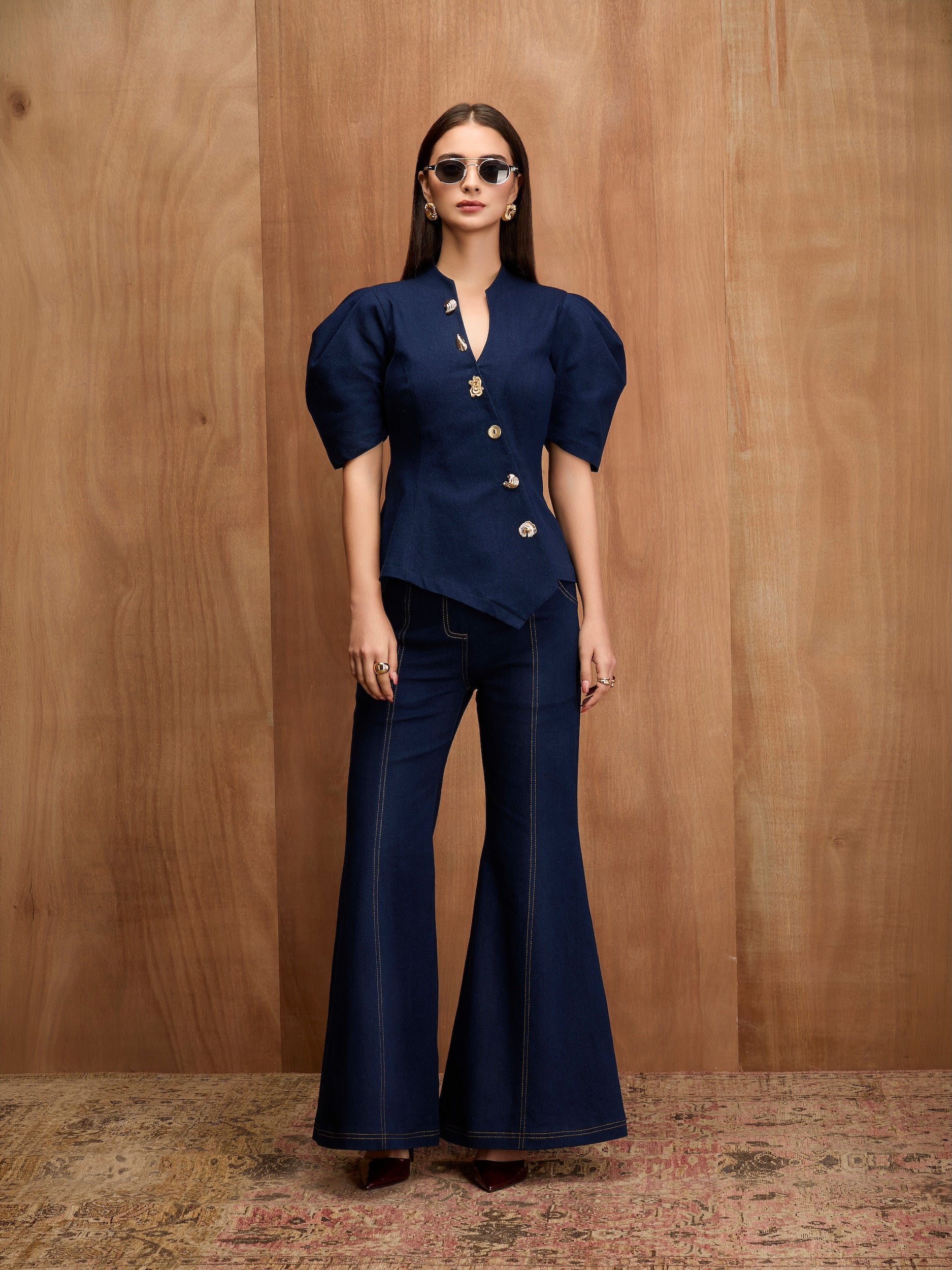 BOOTCUT PANEL JEANS
