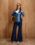 BOOTCUT PANEL JEANS
