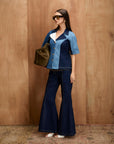 BOOTCUT PANEL JEANS