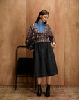 VARSITY CHECK DRESS