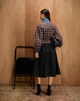 VARSITY CHECK DRESS