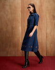 RIVETLINE DENIM DRESS