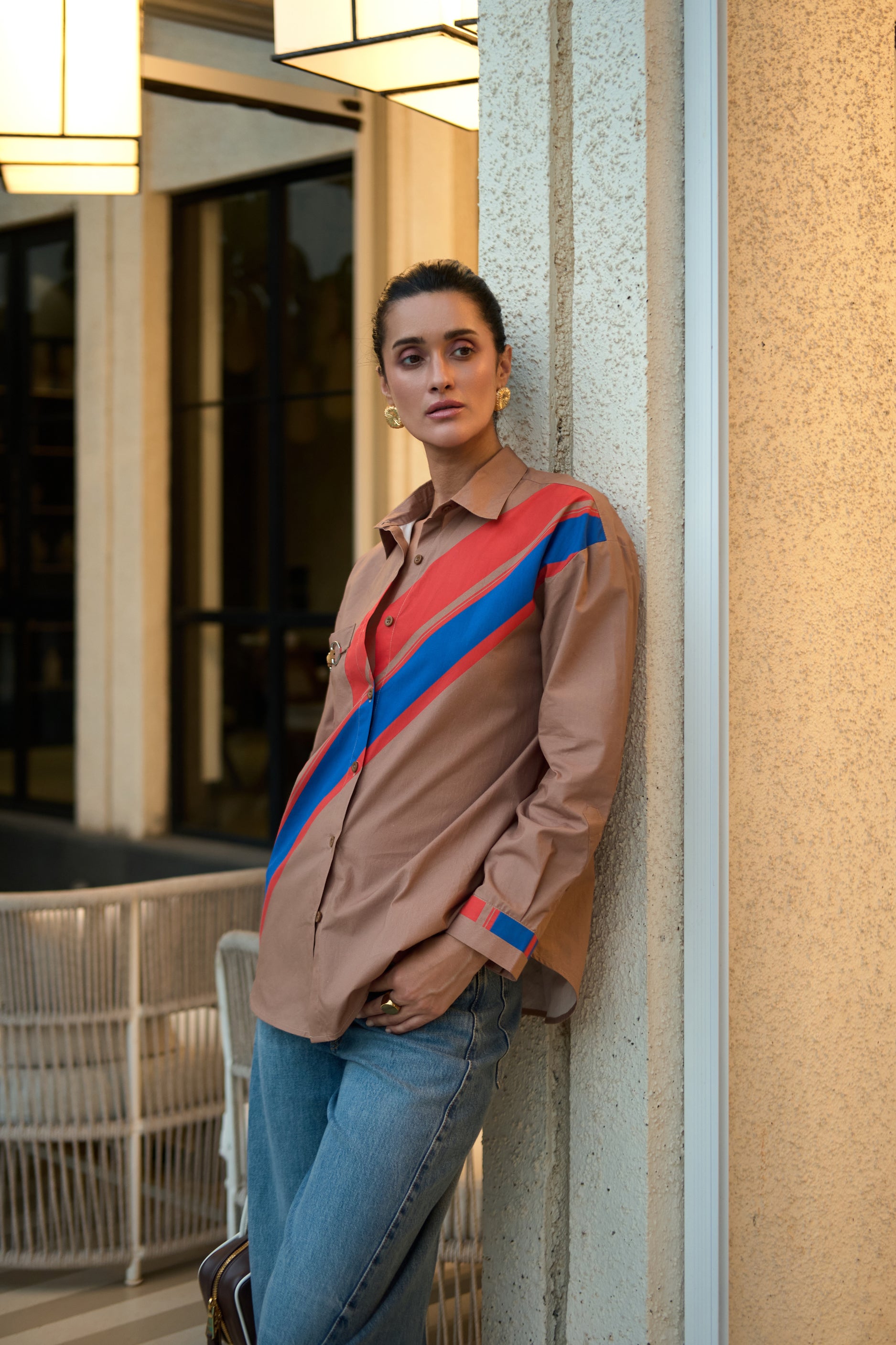SADDLE STRIPE SHIRT