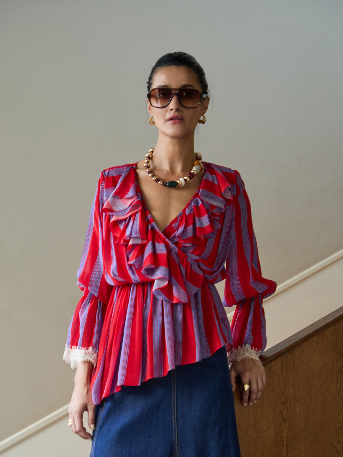 TOMATINA RUFFLE TOP