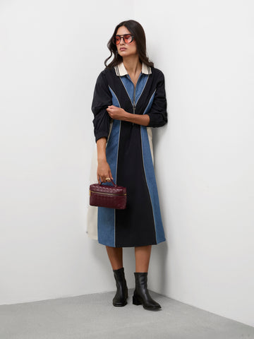 SPORTY PANEL DRESS
