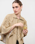 OPULENT SEQUIN CAPE TOP