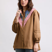 COLOURBLOCK YOKE SHIRT