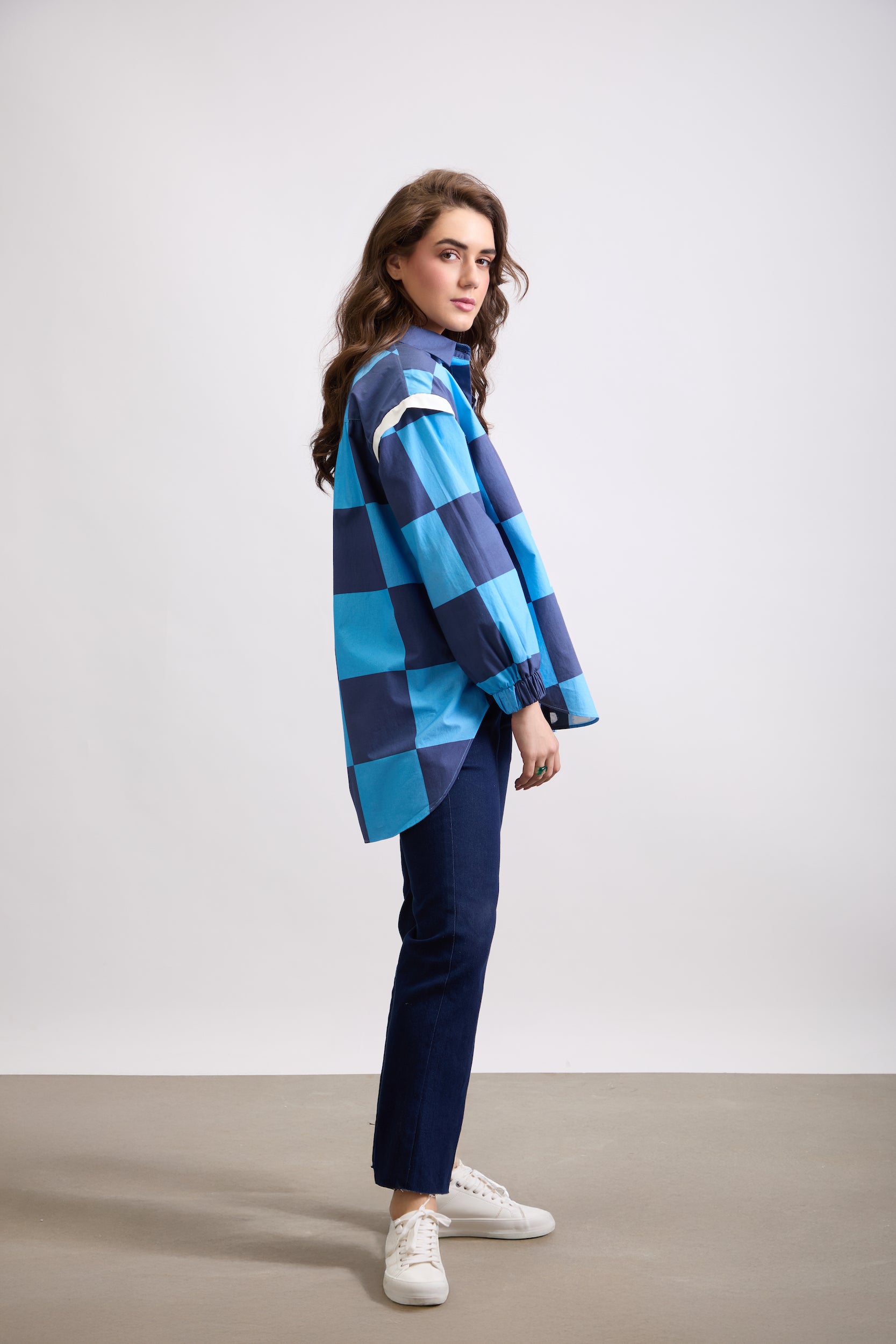 CHECKBOARD PALM SHIRT