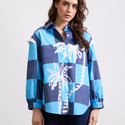 CHECKBOARD PALM SHIRT