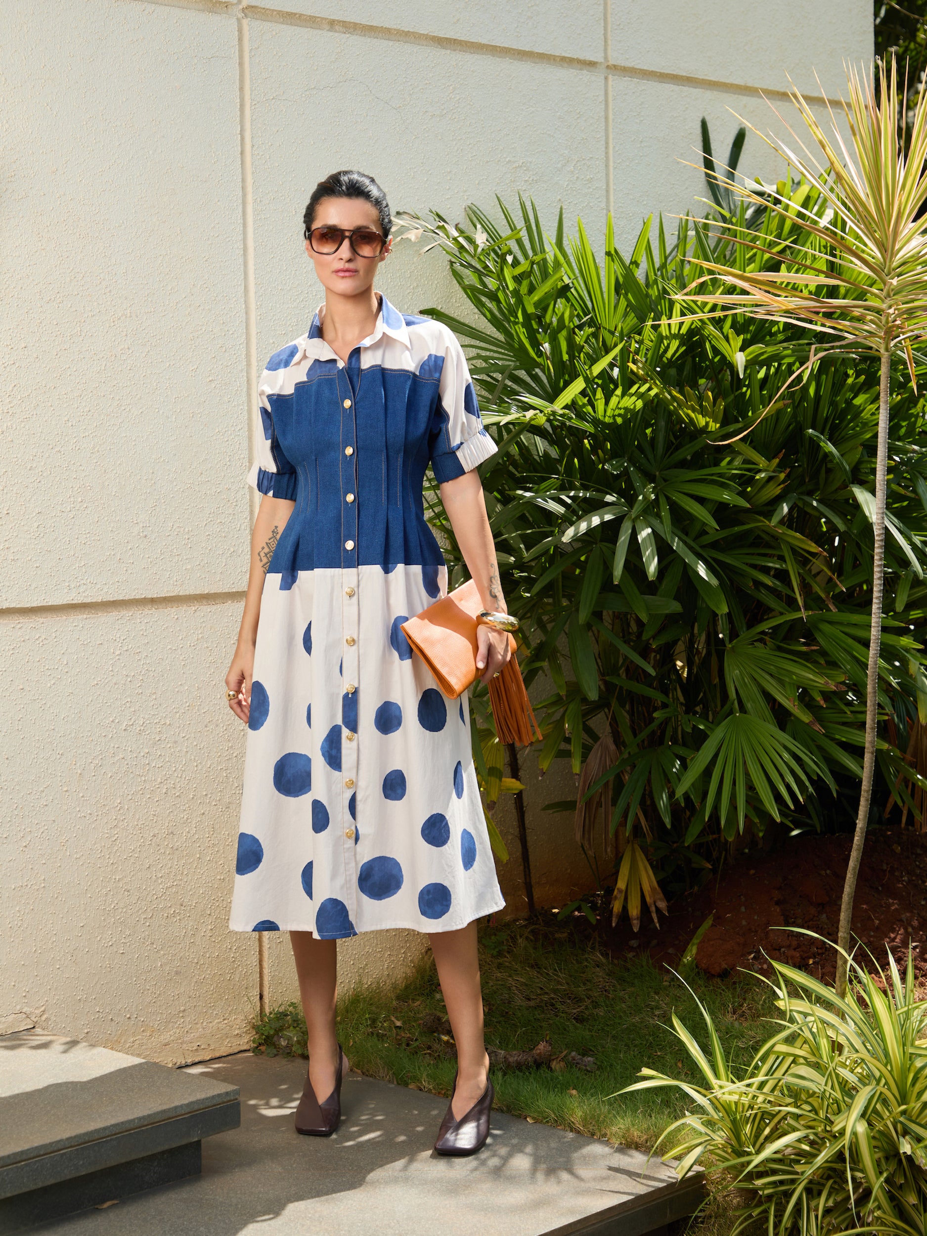 MONET POLKA DRESS