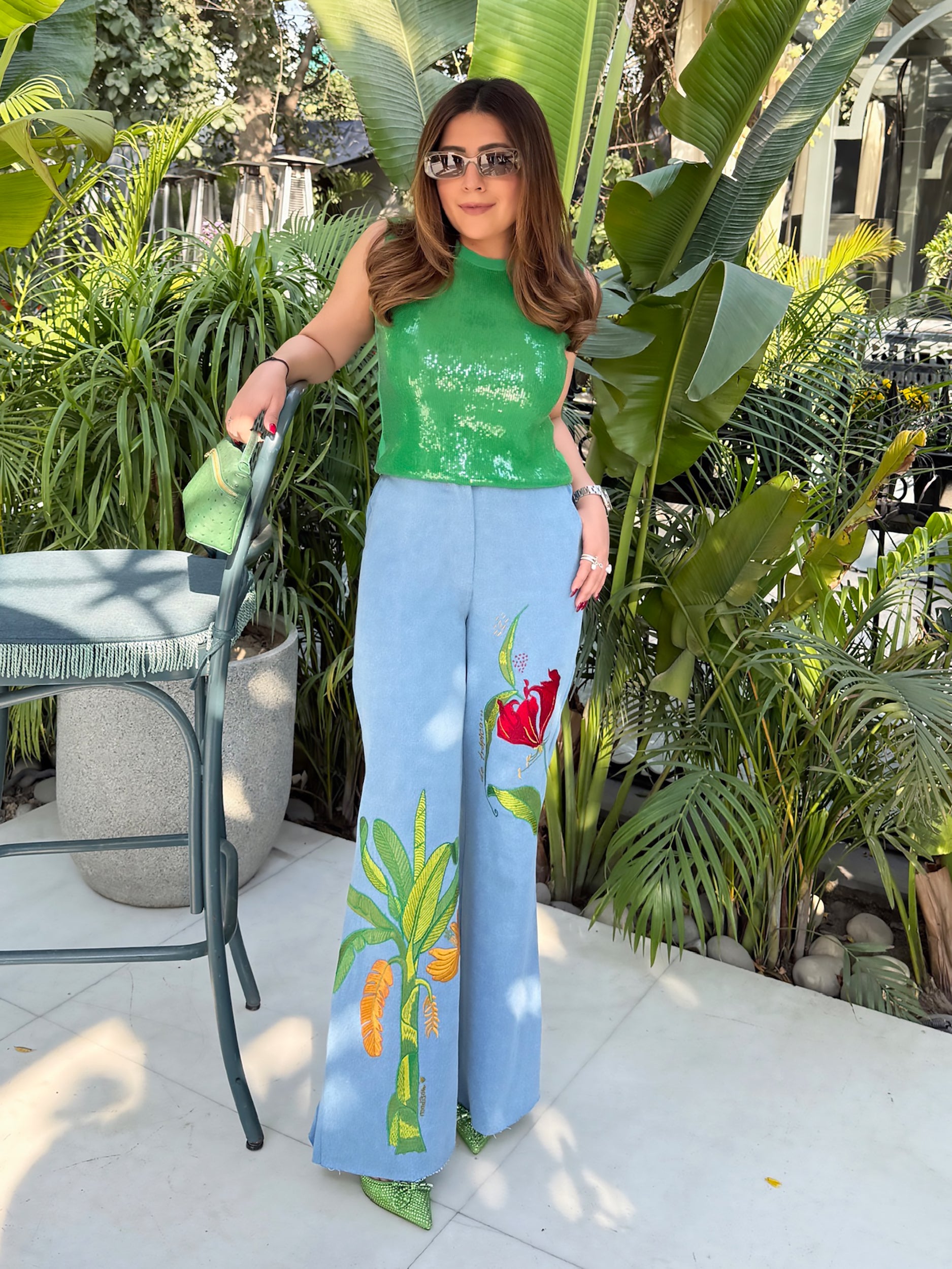 MEGHNA PAHWA IN OUR DE-TROPICO FLARED JEANS