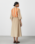 DUNE STRIPE TRENCH DRESS