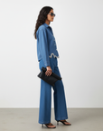 DIAMOND EDGE CROP SHIRT