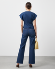 EDGE LINE DENIM TOP