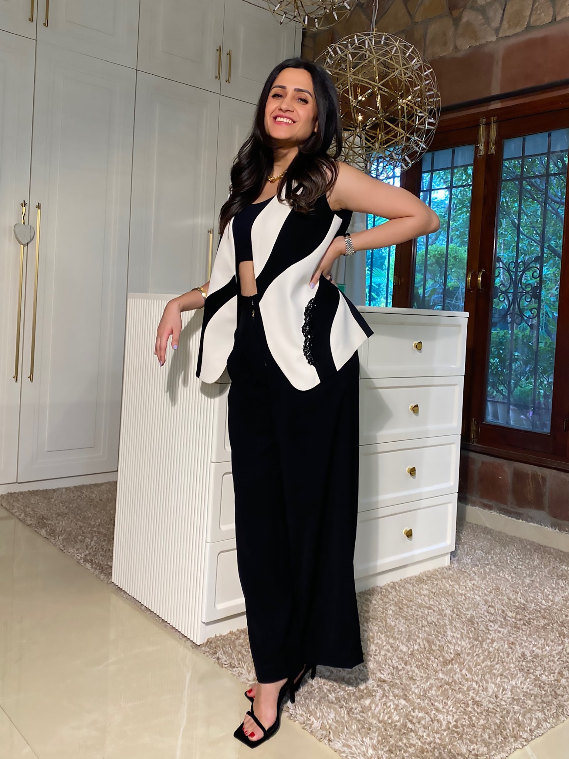 MITALI WADHWA IN OUR RELAXED WIDE-LEG TROUSERS