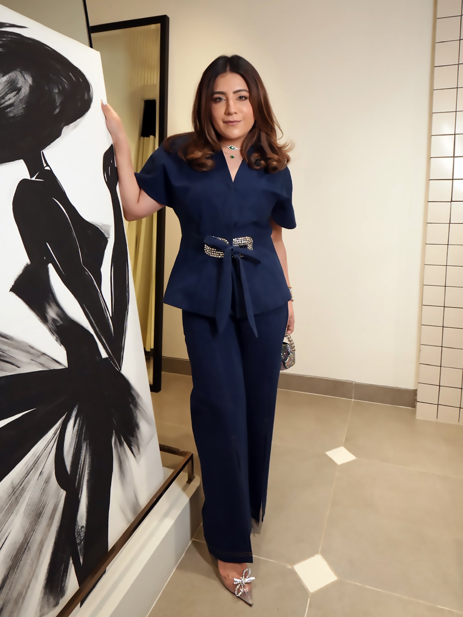 MEGHNA PAHWA IN OUR SLIT BOOTCUT JEANS