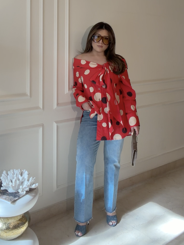 MEGHNA PAHWA IN OUR PALERMO BOW TOP