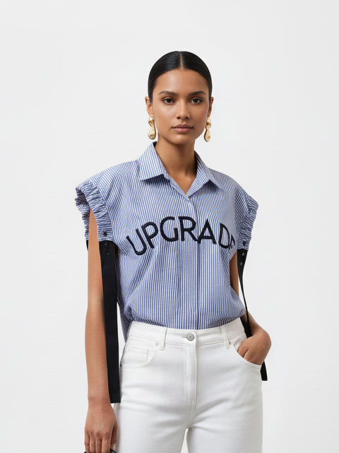 UPGRADE STRIPE SHIRT