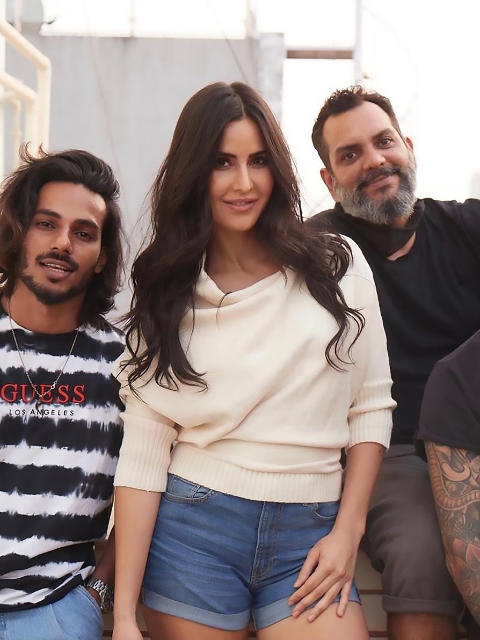 KATRINA KAIF IN OUR CREAM COWL NECK TOP