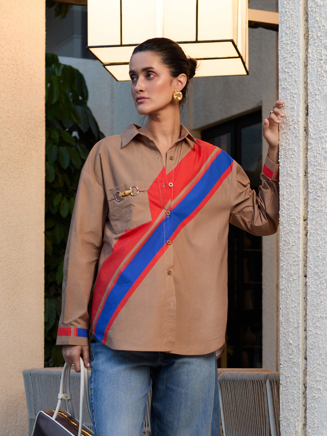 SADDLE STRIPE SHIRT