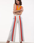 White Center Stripe Pant