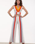 White Center Stripe Pant